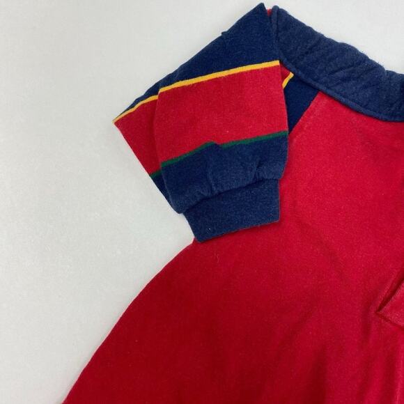Vintage OshKosh B'gosh Boys Red Coverall 9 Months - Picture 2 of 11